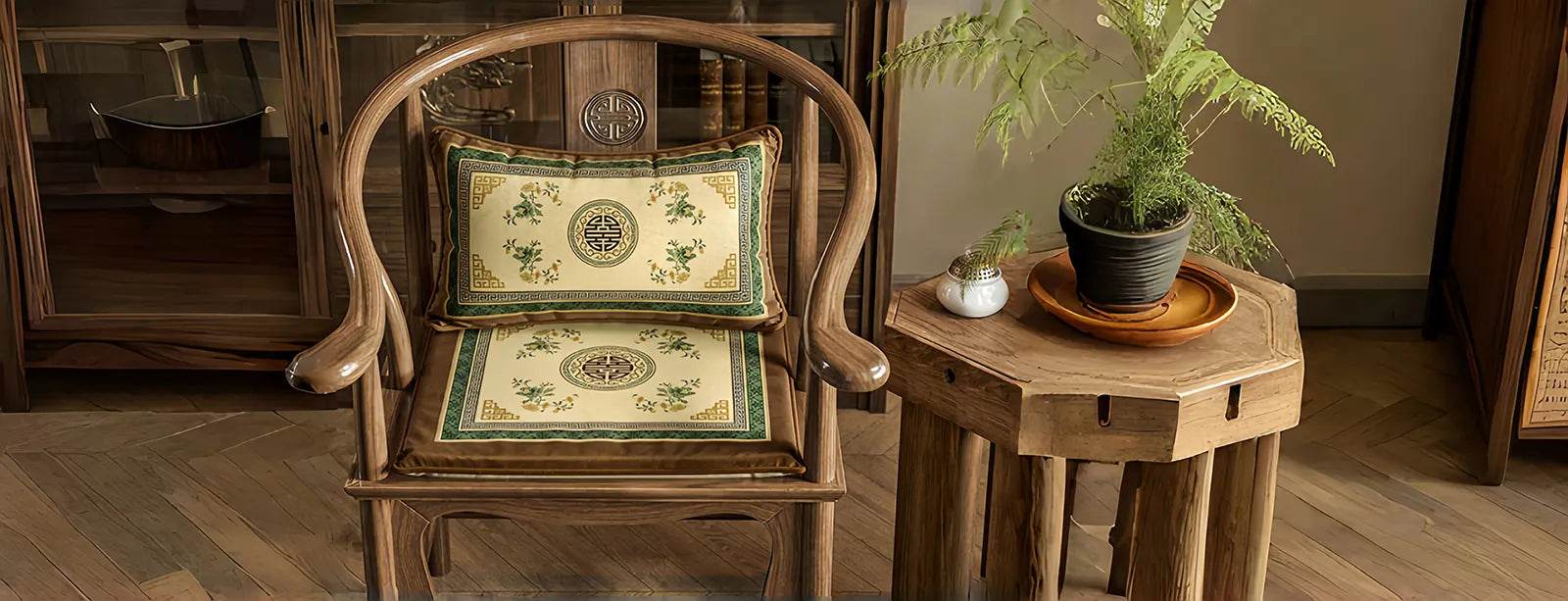 Chinoiserie Luxury Lumbar Pillows for Chair & Sofa-sinocultural