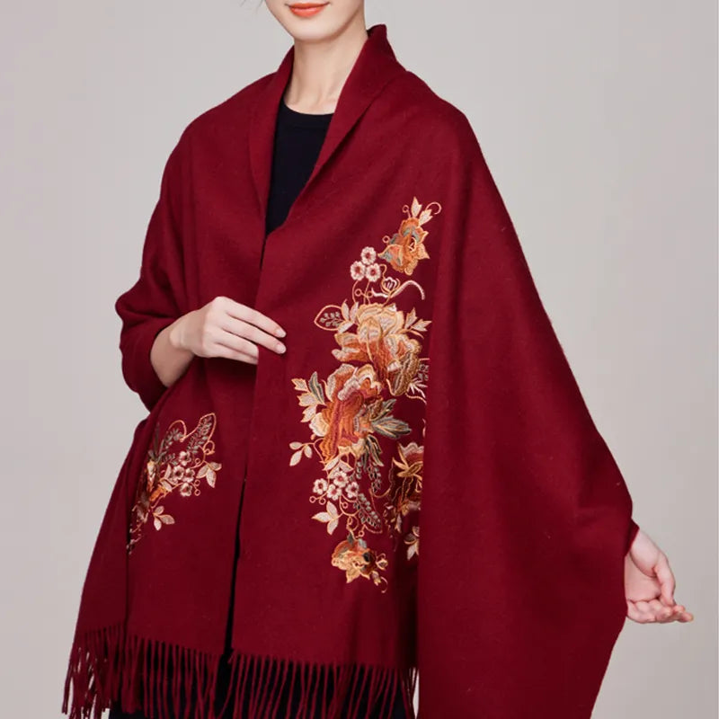 red-embroidery-cashmere-scarf-chinese-new-year-sinocultural