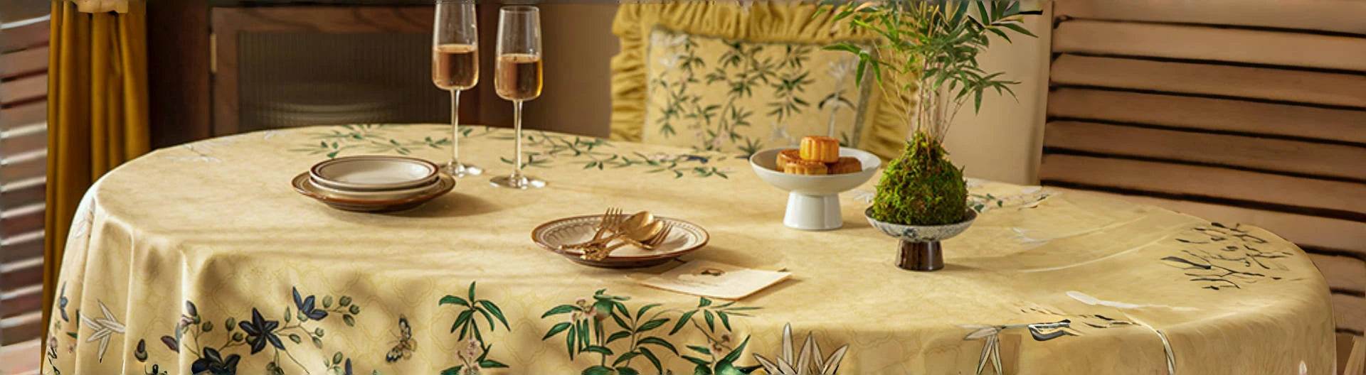 Luxury Chinoiserie Tablecloths & Chinese Table Covers | SinoCultural