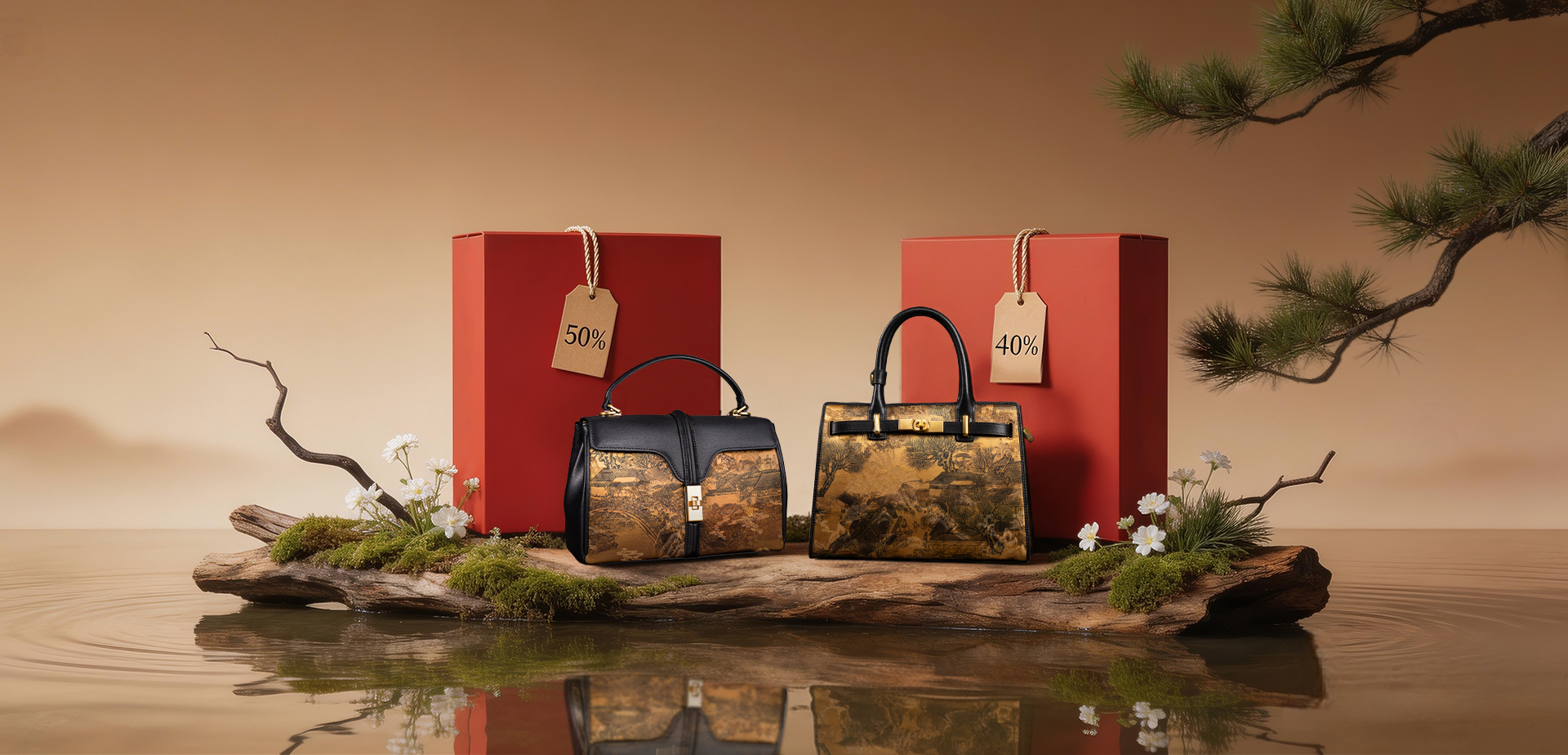 Last Chance: Chinoiserie Luxury Vintage Handbag – Up to 50% Off