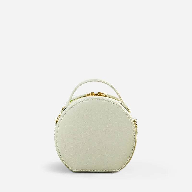 Chinese Painting Mulberry Silk Round Bag Luxury Handbag - SinoCultural -- P12065505