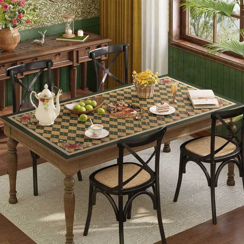 Christmas Limited Series Green Festive Reindeer Table Mat - SinoCultural
