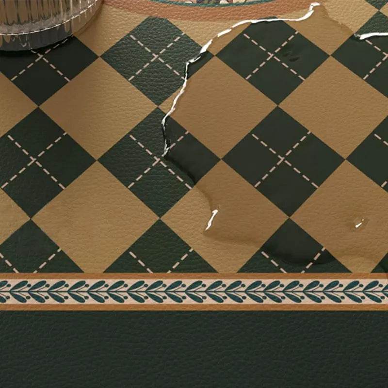 Christmas Limited Series Green Festive Reindeer Table Mat - SinoCultural