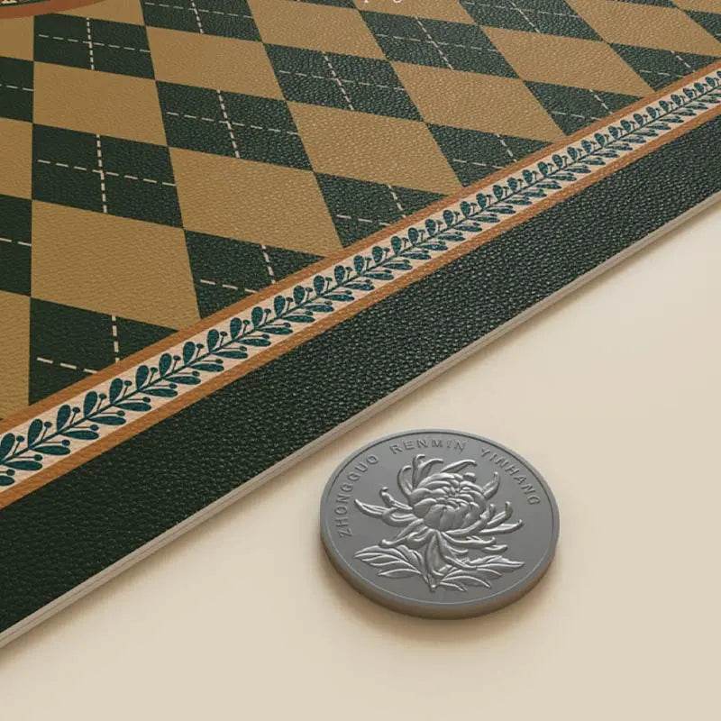 Christmas Limited Series Green Festive Reindeer Table Mat - SinoCultural