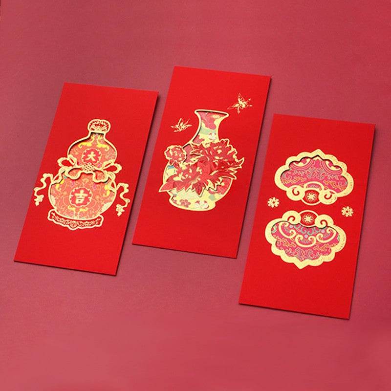 Chinese New Year Red Envelopes Blessings Wedding & Birthday - SinoCultural -- CNY019-1 -