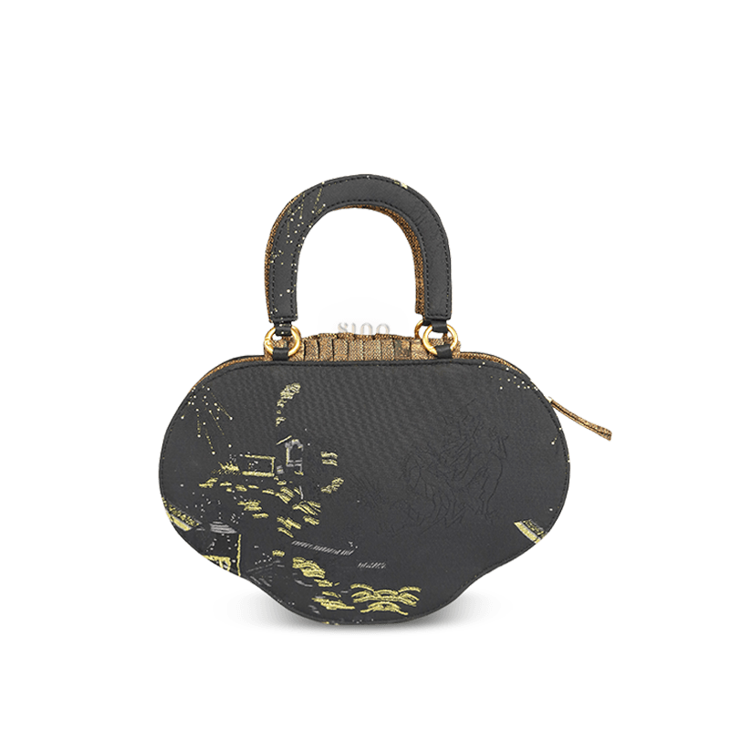 Ruyi Loong Embroidered Tote Bag – Ultra-Light 205g,Recycled Fabric & Hualuo Silk - SinoCultural -- GD1210