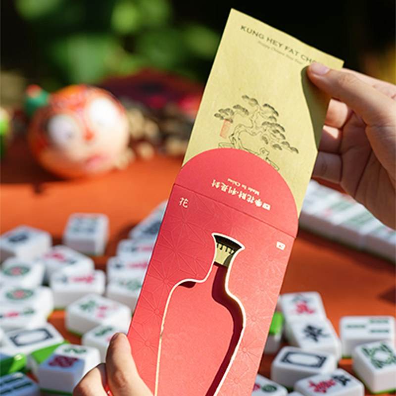 Chinese New Year Red Envelopes 2025 New Year Gift Lai See Pack - SinoCultural -- CNY027 -