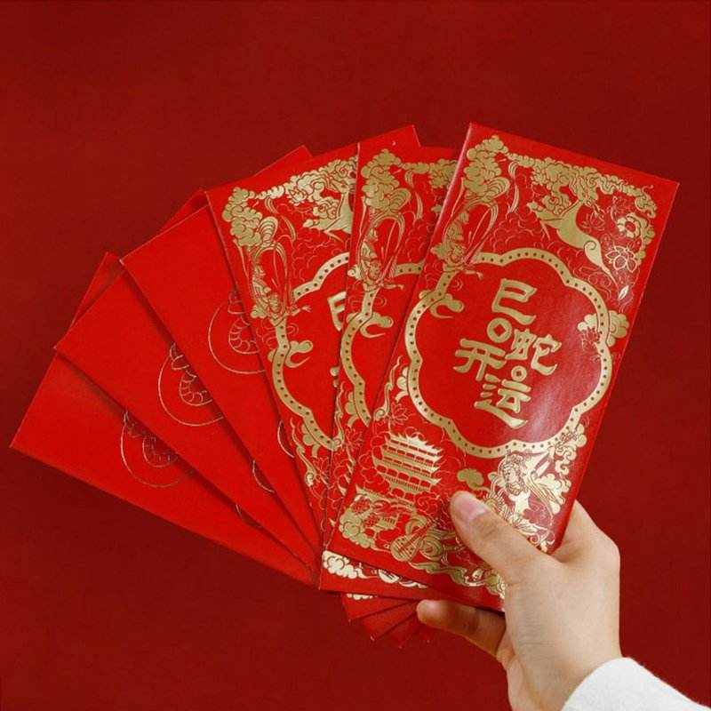 Chinese New Year Fu Tube Spring Couplets in Gift Cylinder Box - SinoCultural -- CNY012 -