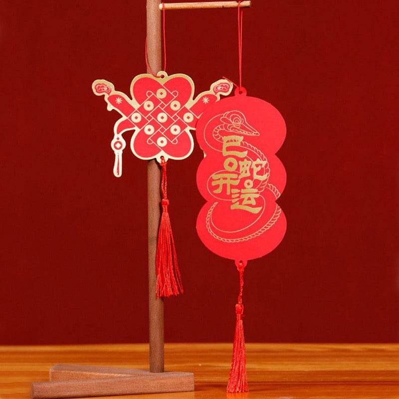 Chinese New Year Fu Tube Spring Couplets in Gift Cylinder Box - SinoCultural -- CNY012 -
