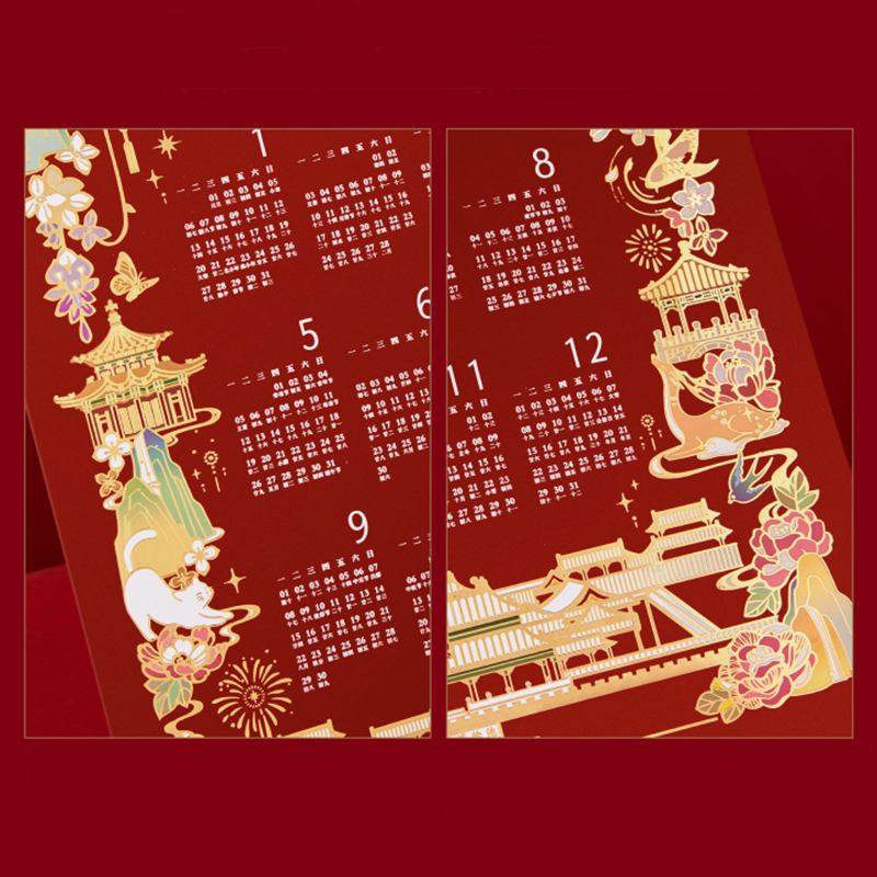 Chinese New Year Couplets Red Envelopes Housewarming Gift Box - SinoCultural -- CNY007