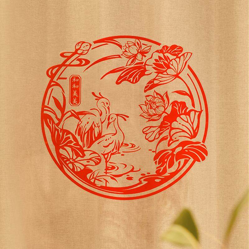 Chinese New Year Decorations Spring Festival Window Clings - SinoCultural -- CNY002-1 -