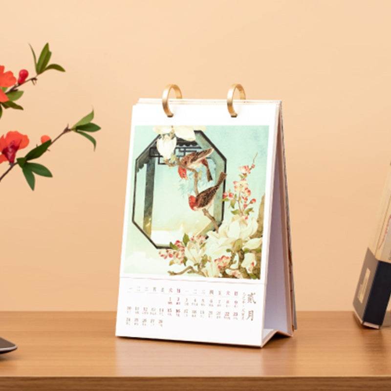Chinese New Year Gift 2025 Snake Year Desk Calendar - SinoCultural -- CNY001 -