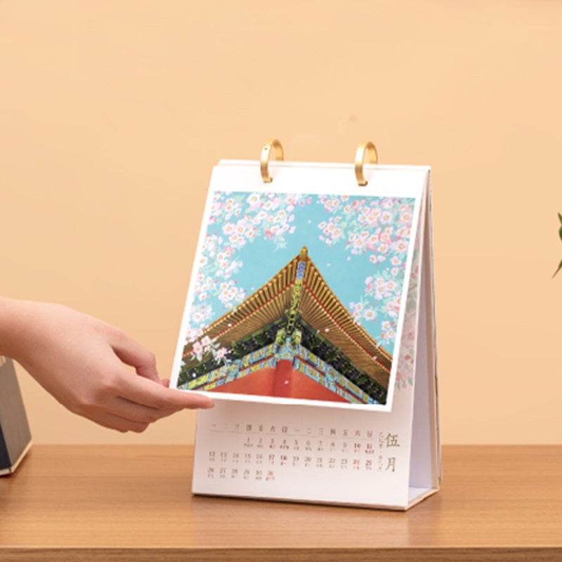 Chinese New Year Gift 2025 Snake Year Desk Calendar - SinoCultural -- CNY001 -