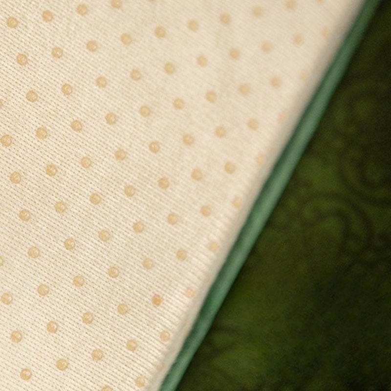 Chinoiserie Dark Green Vintage Short Plush Chair Cushion - SinoCultural -- SC001A38 -