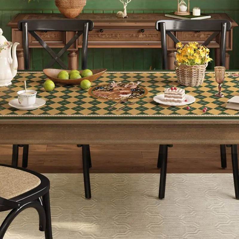 Christmas Limited Series Green Festive Reindeer Table Mat - SinoCultural
