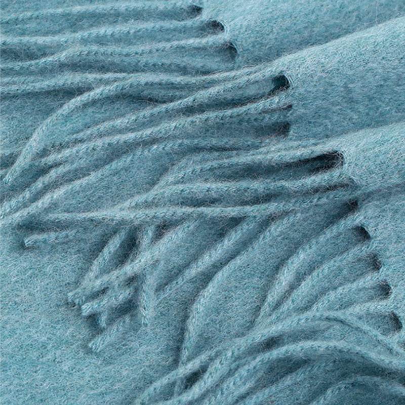 Handmade Suzhou Embroidery Wool Cashmere Scarf Shawl for Women 200x38cm - SinoCultural -- HYFSJ056-1