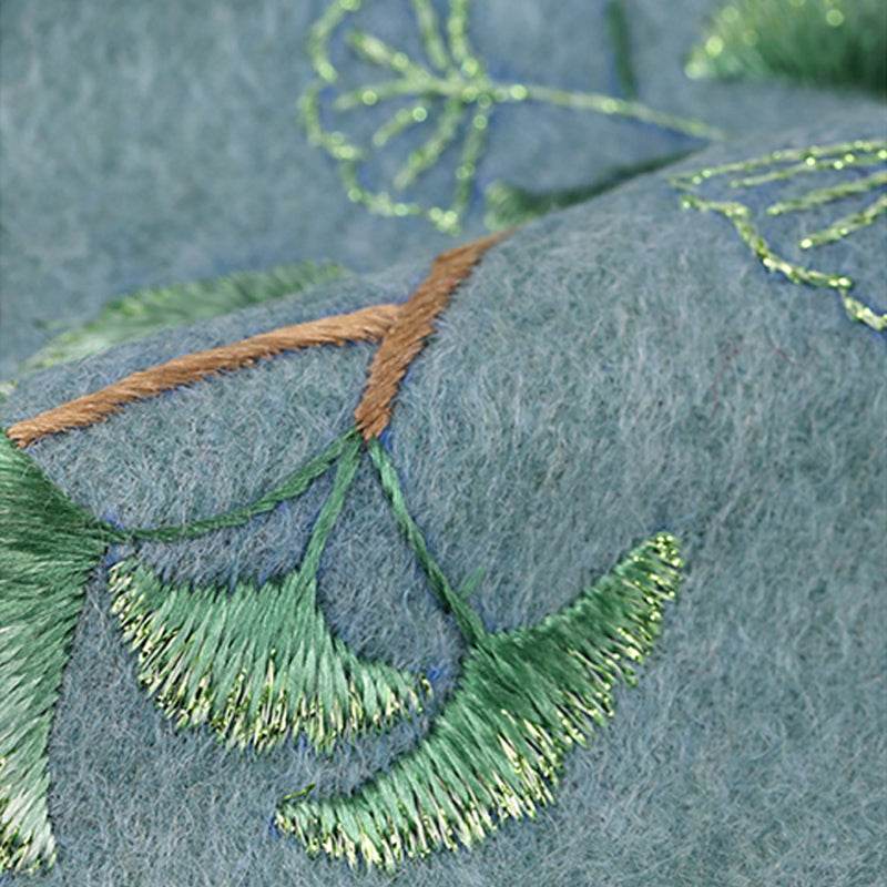 Handmade Suzhou Embroidery Wool Cashmere Scarf Shawl for Women 200x38cm - SinoCultural -- HYFSJ055-3