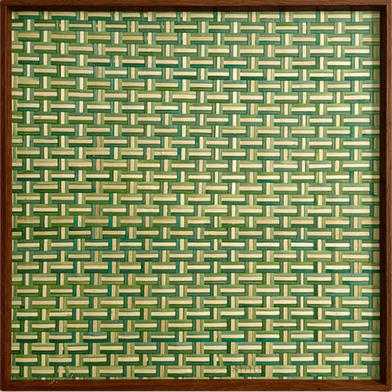 Intangible Heritage Bamboo Weaving Decorative Wall Art for Living Room - SinoCultural -- JN1103-A1 -