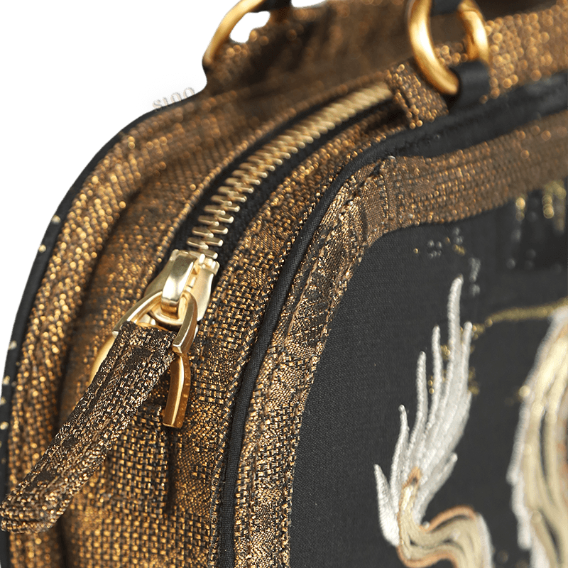 Ruyi Loong Embroidered Tote Bag – Ultra-Light 205g,Recycled Fabric & Hualuo Silk - SinoCultural -- GD1210
