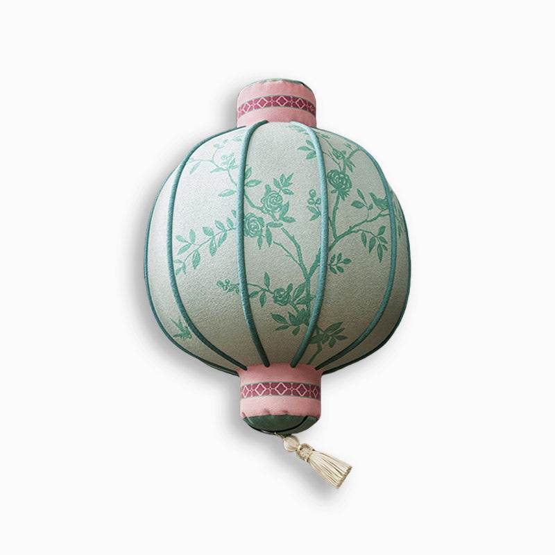 Chinoiserie Premium Color Living Room Lantern Pillow - SinoCultural -- SJZBZ062 -