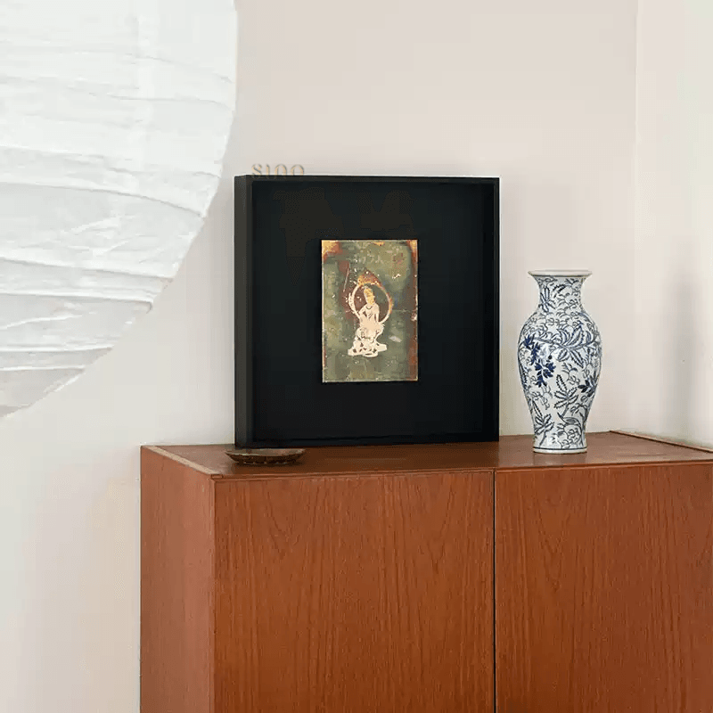 Intangible Heritage Dunhuang Foil Burning Handcrafted Wall Art - SinoCultural -- JN1105-A1