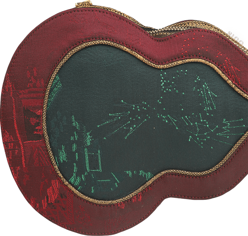Ultra-Light Gourd Bag Graphene Recycled Fabric Hualuo Silk Luxury Design 155g - SinoCultural -- GD1208
