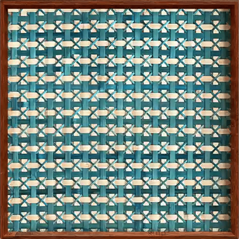 Intangible Heritage Bamboo Weaving Decorative Wall Art for Living Room - SinoCultural -- JN1103-A1 -