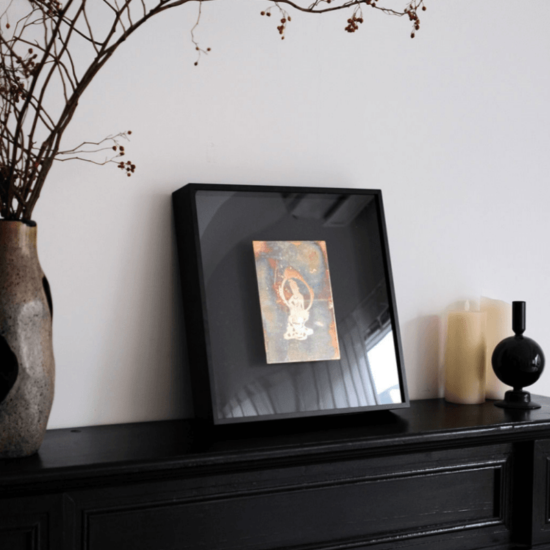 Intangible Heritage Dunhuang Foil Burning Handcrafted Wall Art - SinoCultural -- JN1105-A1