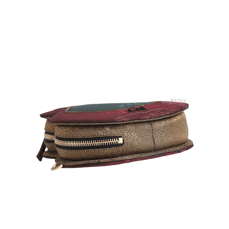 Ultra-Light Gourd Bag Graphene Recycled Fabric Hualuo Silk Luxury Design 155g - SinoCultural -- GD1208