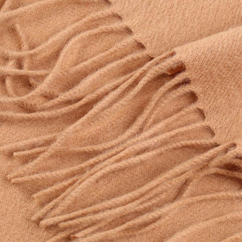 Handmade Suzhou Embroidery Wool Cashmere Scarf Shawl for Women 200x38cm - SinoCultural -- HYFSJ056-1