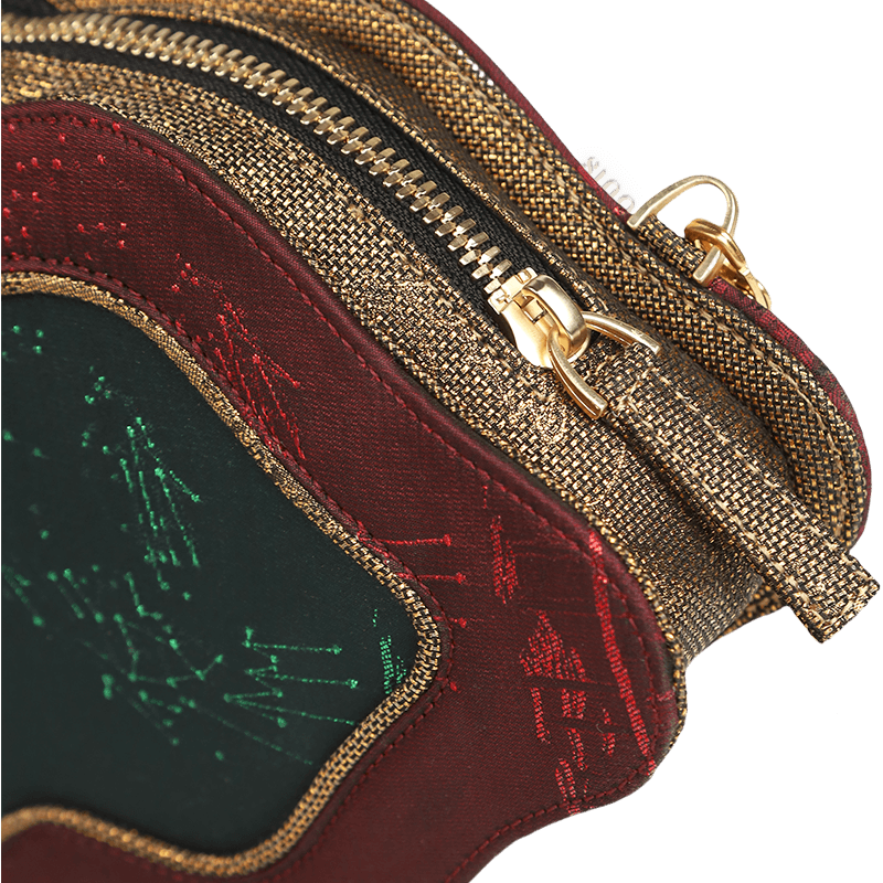 Ultra-Light Gourd Bag Graphene Recycled Fabric Hualuo Silk Luxury Design 155g - SinoCultural -- GD1208
