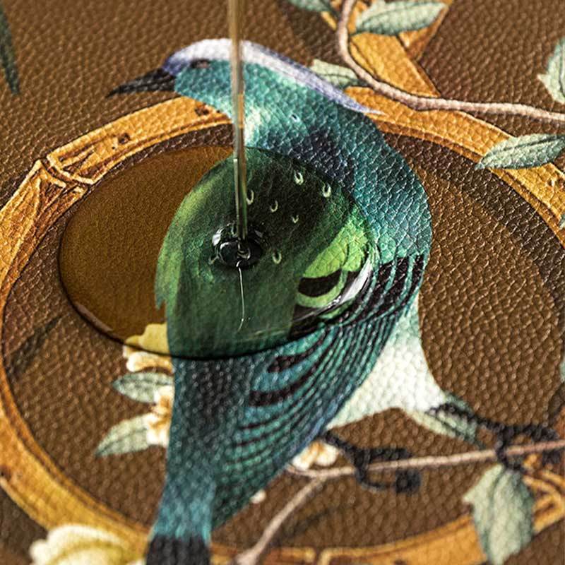 2-Piece Chinoiserie Vintage Classic Palace Style Thick Table Mat - SinoCultural -- TM043A3045 -