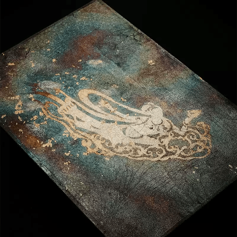 Intangible Heritage Dunhuang Foil Burning Handcrafted Wall Art - SinoCultural -- JN1105-A1