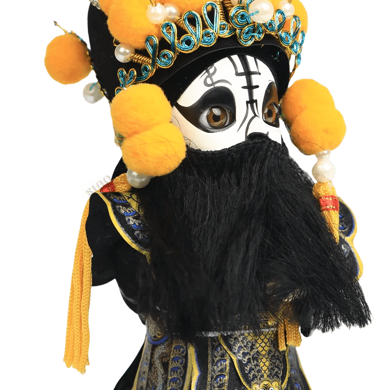 6-Inch Handmade Xiang Yu Chinese Doll – Imposing Desk Accessory - SinoCultural -- QJ0611