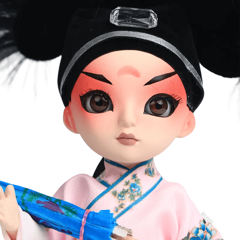 6-Inch Handmade Xu Xian Scholar Chinese Doll – Elegant Desk Accessory - SinoCultural -- QJ0605