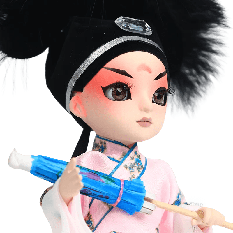 6-Inch Handmade Xu Xian Scholar Chinese Doll – Elegant Desk Accessory - SinoCultural -- QJ0605
