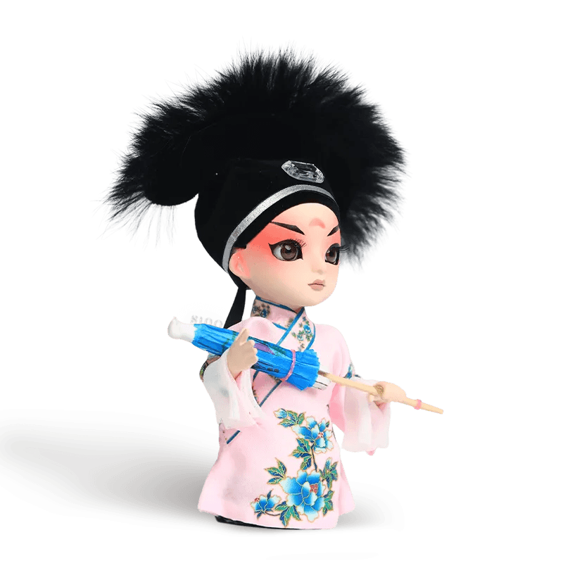 6-Inch Handmade Xu Xian Scholar Chinese Doll – Elegant Desk Accessory - SinoCultural -- QJ0605