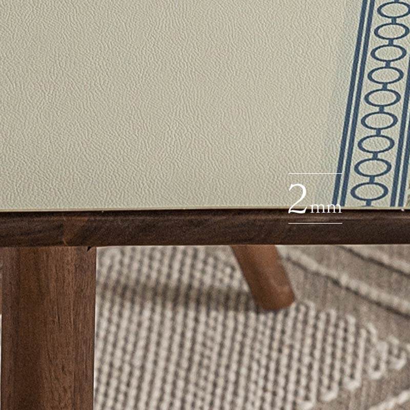 Chinoiserie Elegant High-end Floral Rectangular Leather Table Placemat - SinoCultural -- TM041A6060 -