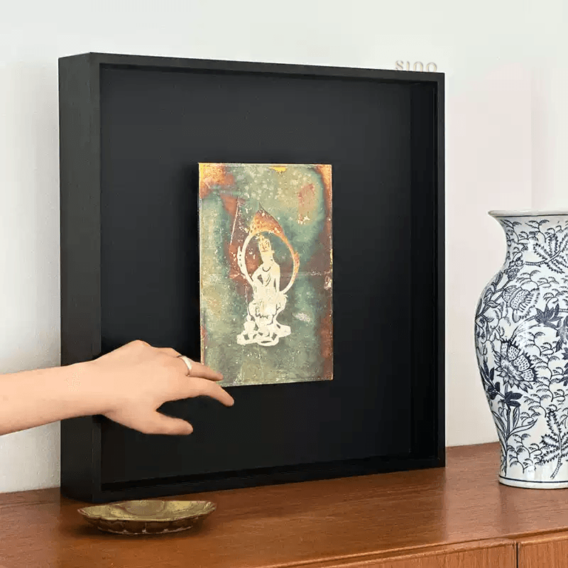 Intangible Heritage Dunhuang Foil Burning Handcrafted Wall Art - SinoCultural -- JN1105-A1