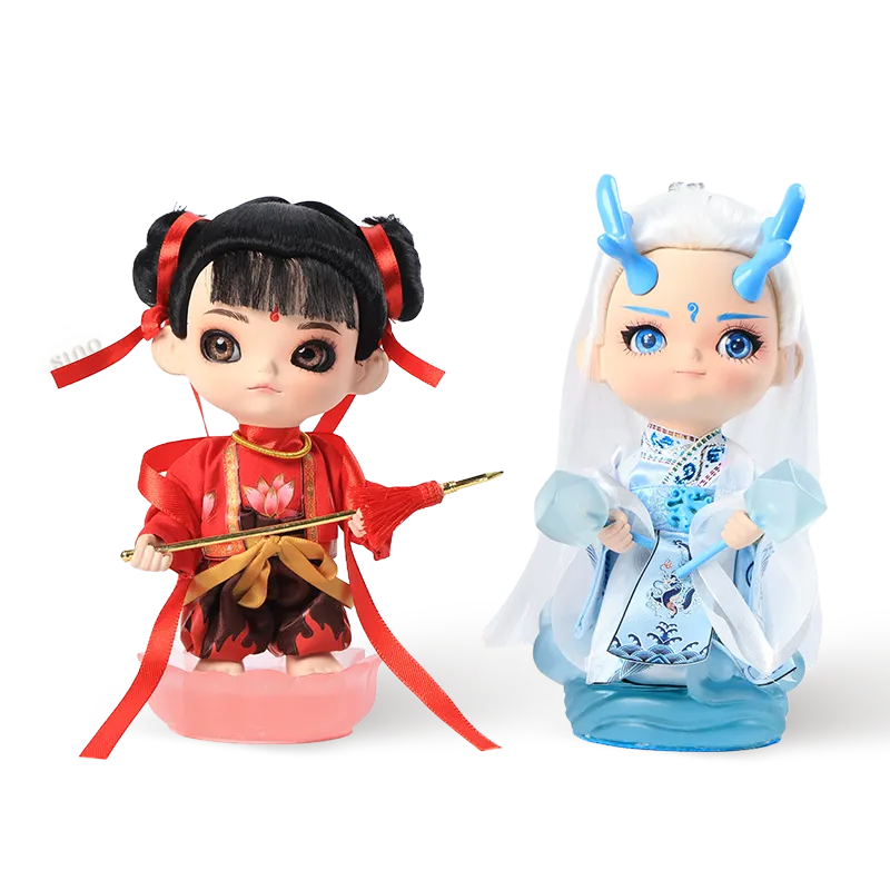 9-inch Nezha doll with Aobing collectible combo.