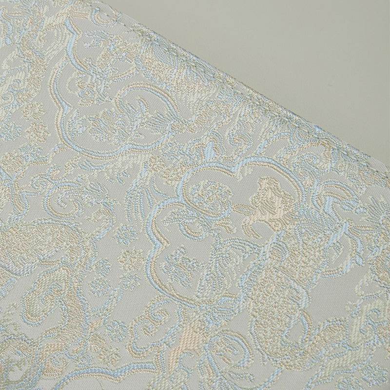 Brocade Jacquard Chic Elegant Lady Blue Evening Clutch Bag - SinoCultural -- P120646004LG-1 -