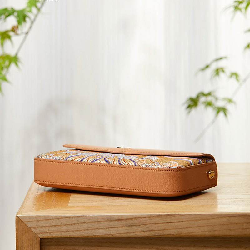 Brocade Jacquard Chic Elegant Lady Clutch Bag - SinoCultural -- P120646004BN-1 -