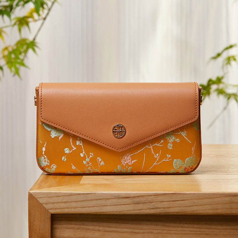 Brocade Jacquard Chic Elegant Lady Clutch Bag - SinoCultural -- P120646004BN-1 -
