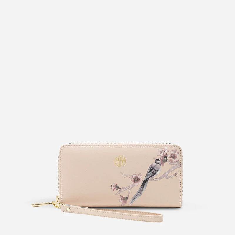 Chinese Aesthetic Original Print Women's Compact Wallet - SinoCultural -- PWCD187-2 -