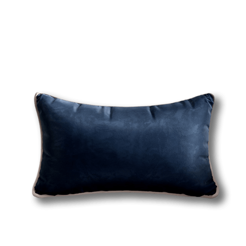 Chinoiserie Blue and White Porcelain Decorative Throw Pillow for Bedroom - SinoCultural -- SJZBZ077AA45