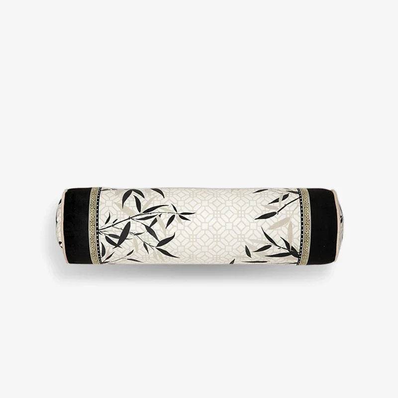 Chinoiserie Original Flowers Bolster Pillow - SinoCultural -- SJZBZ026A01