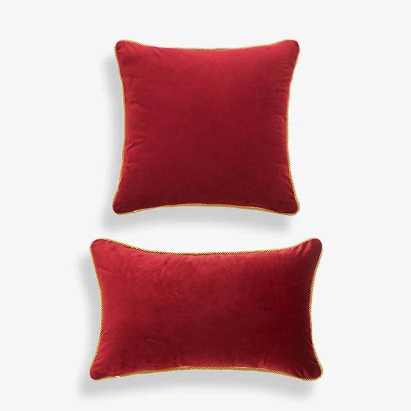Chinoiserie Original Flowers and Birds Red Throw Pillow - SinoCultural -- SJZBZ049A01 -