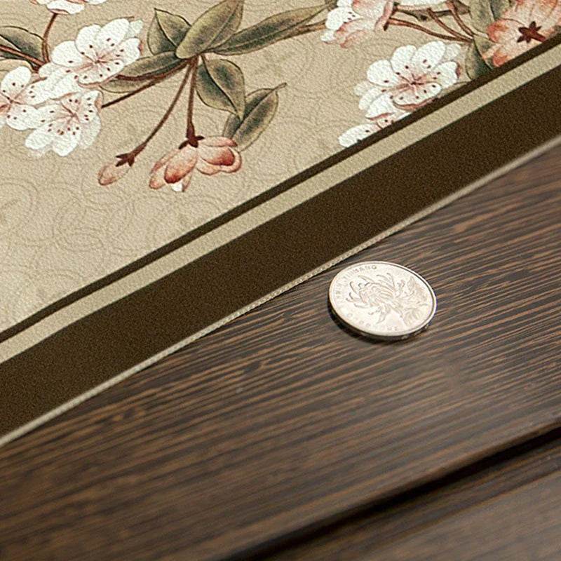 Chinoiserie Springtime Floral and Bird Classical Table Mat - SinoCultural -- TM019A6060 -