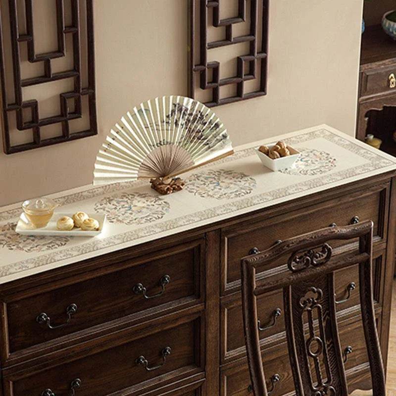 Chinoiserie Vintage Elegant Waterproof TV Table Mat - SinoCultural -- TM038A3090 -