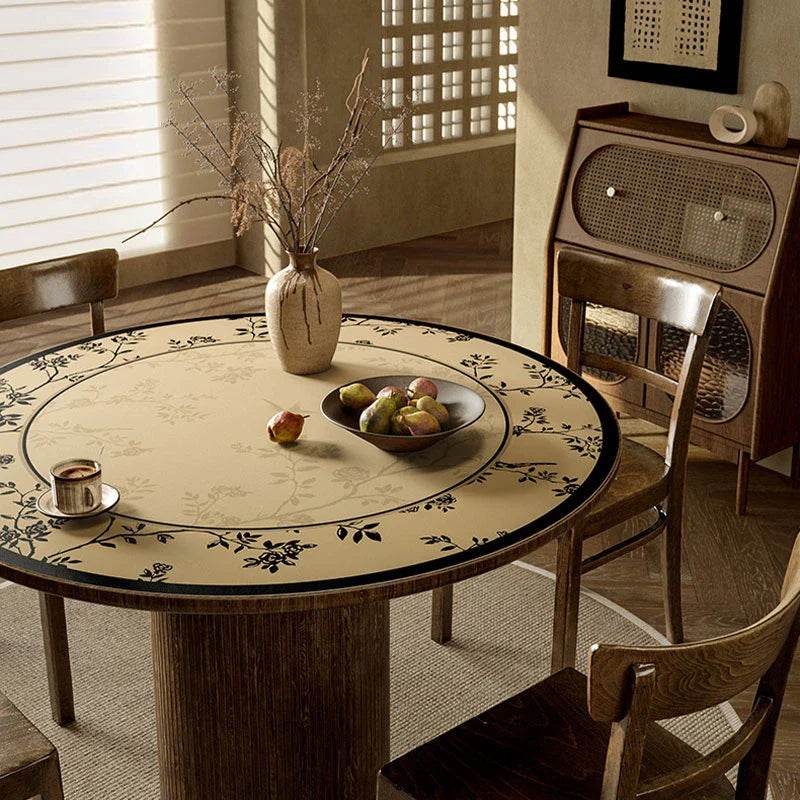 Chinoiserie Wash-free Waterproof & Oil-proof Round Table Mat - SinoCultural -- TM014A50